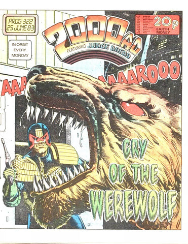 2000 AD Comic #322 - British Comic - 1983