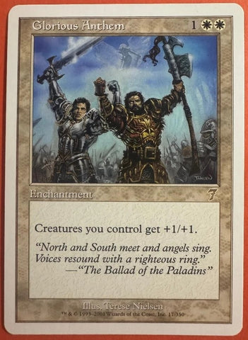 "Glorious Anthem" - Magic The Gathering - 7th Edition