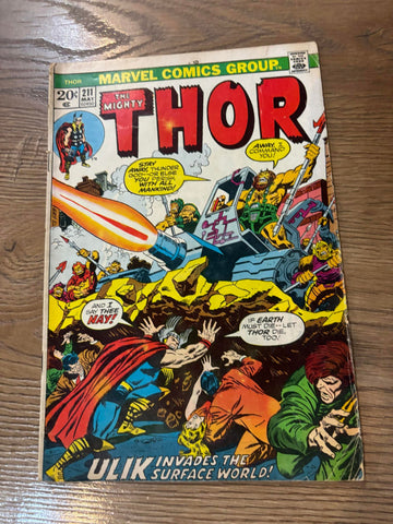 Thor #211 - Marvel Comics - 1973