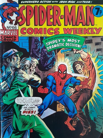 Spider-Man Comics Weekly #66 - Marvel Comics / British - 1974