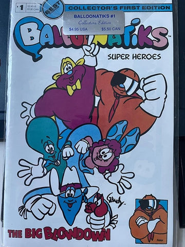 The Balloonatiks  #1 - Best Comic - Collector's 1st Edition + packed with baloon