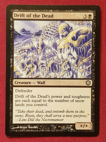 "Drift Of The Dead" - Magic The Gathering Card - Ice Age