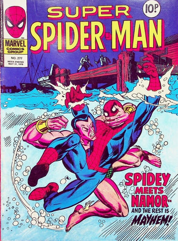 Super Spider-Man #277 - #283 - Marvel Comics/British - 1978