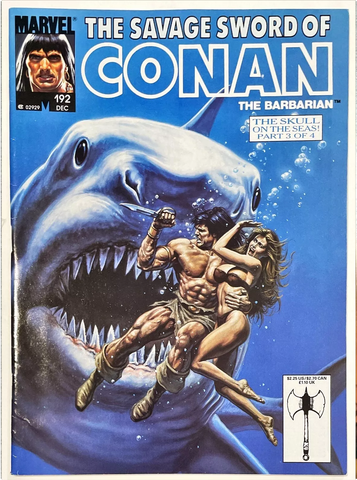 Savage Sword of Conan #192 - Marvel Magazines - 1991