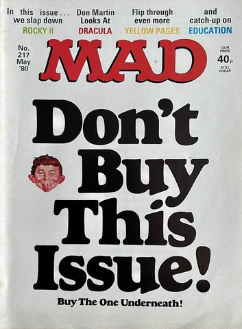 Mad Magazine #217 - Top Sellers - 1980