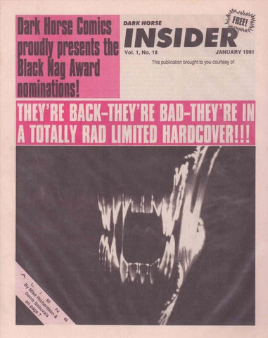 Dark Horse Insider #18 - Dark Horse  - 1991
