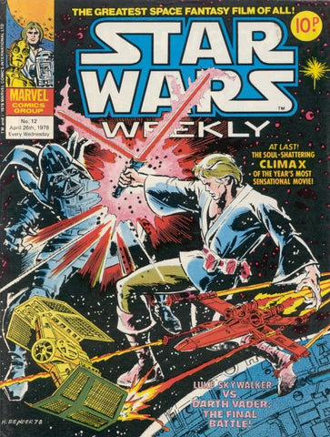 Star Wars Weekly #12 - Marvel Comics/British - 1978 - 1st Rocket Raccoon