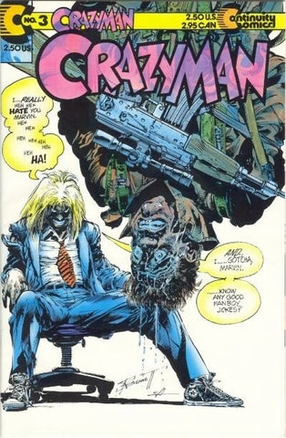 Crazyman #3 - Continuity Comics - 1992
