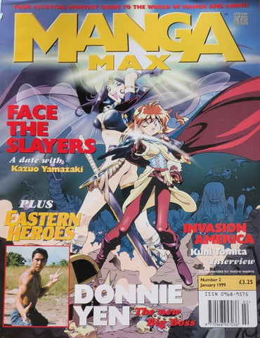 Manga Max #2 - UK Anime Magazine - 1999