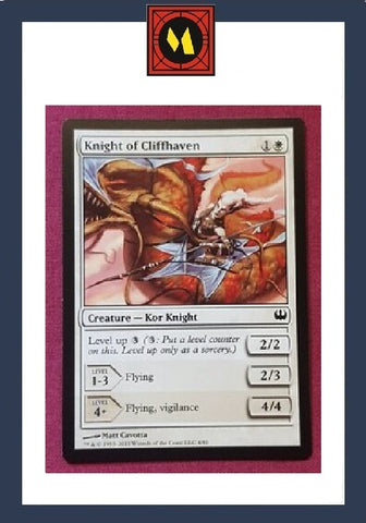 "Knight Of Cliffhaven" - Magic The Gathering Card - Knights vs Dragons