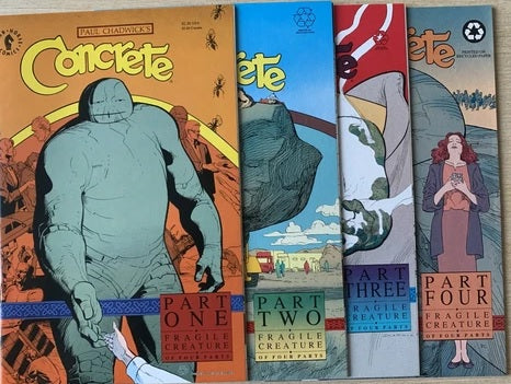 Concrete: Fragile Creature #1 2 3 4 (Set) - Dark Horse - 1991