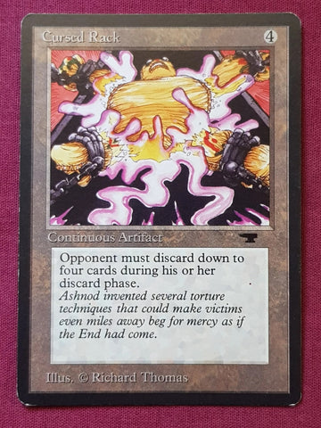 "Cursed Rack" - Magic The Gathering Card - Antiquities
