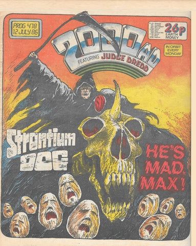 2000AD Comic Prog #477 & #478 - 1986