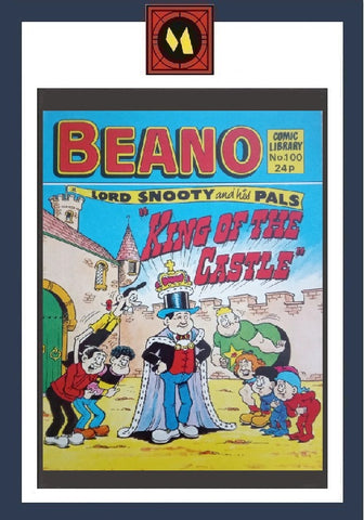 Beano Comic Library LOT Nos:- #100 - #108 (9x Comics) - Digest-Sized