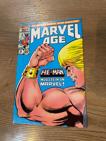 Marvel Age #38 - Marvel Comics - 1986