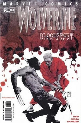 Wolverine #168 - #171 (4x Comics RUN) - Marvel Comics - 2001/2