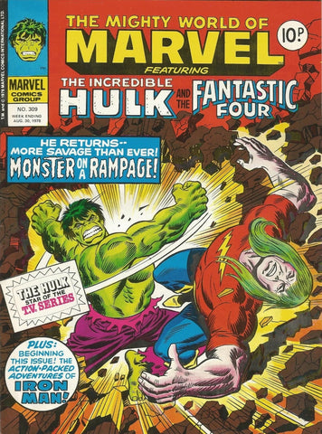Mighty World of Marvel #309 - Marvel / British - 1978