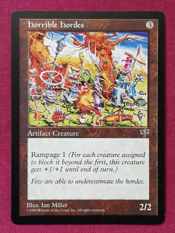 "Horrible Hordes" x4 - Magic The Gathering Card - Mirage  - 4-Card Playset