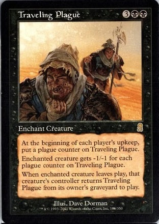 "Traveling Plague" - Magic The Gathering Card - Odyssey