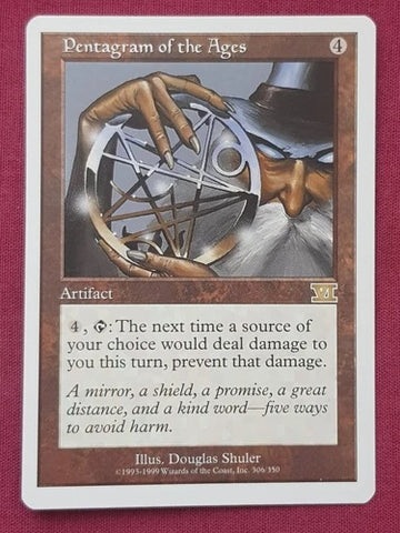 "Pentagram of The Ages" - Magic The Gathering Card - 6th Edition