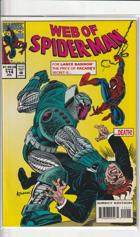 Web of Spider-Man #114 - Marvel Comics - 1994