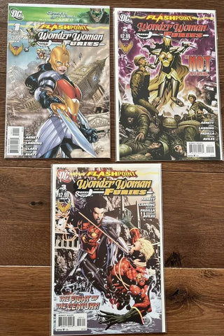 Wonder Woman And The Furies #1 2 3 (Set) - DC Comics - 2011 - Flashpoint