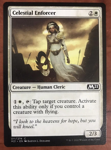 "Celestial Enforcer" x4 - Magic The Gathering Card - M21 - 4-Card Playset