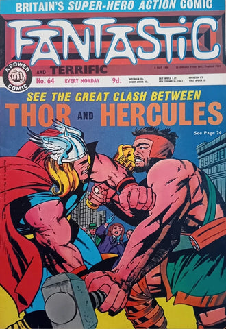 Fantastic Comic #64 - Marvel UK - 1968