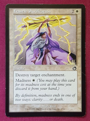 "Frantic Purification" x4 - Magic The Gathering Card - Torment - 4-Card Playset