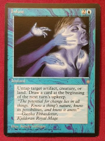 "Infuse" x4 - Magic The Gathering Card - Ice Age - 4-Card Playset