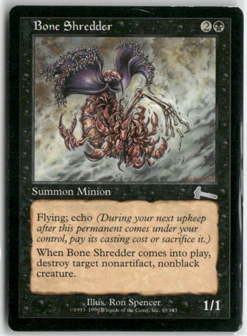 "Bone Shredder" - Magic The Gathering Card - Urza's Legacy
