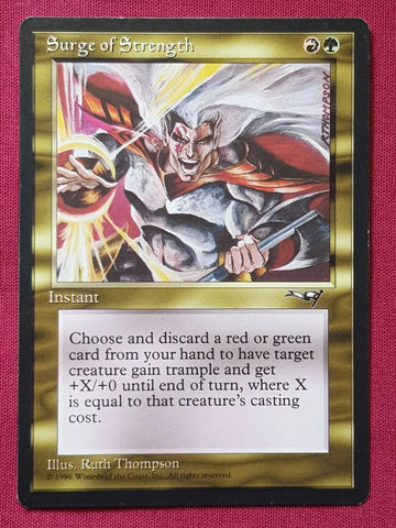 "Surge Of Strength" x4 - Magic The Gathering - Alliances - 4-Card Playset