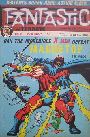 Fantastic & Terrific Comic #84 - A Power Comic / Marvel - 1968