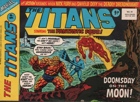 The Titans #41 - #50 (RUN of 10x Comics) - Marvel Comics / British - 1976