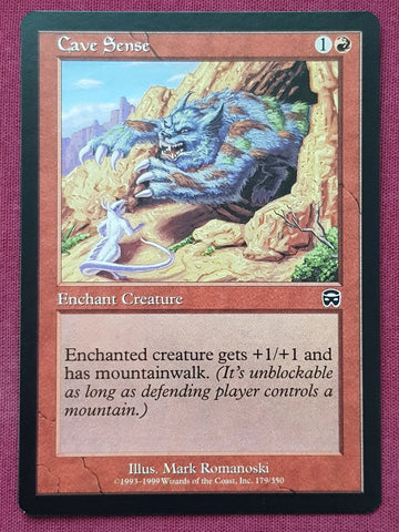 "Cave Sense" - Magic The Gathering - Mercadian Masques