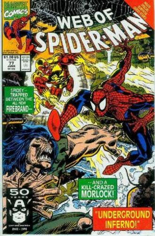 Web of Spider-Man #77 - Marvel Comics - 1991