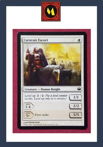 "Caravan Escort" - Magic The Gathering Card - Knights vs Dragons