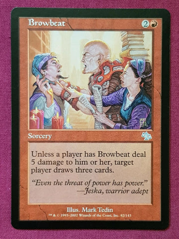 "Browbeat"- Magic The Gathering Card - Judgment