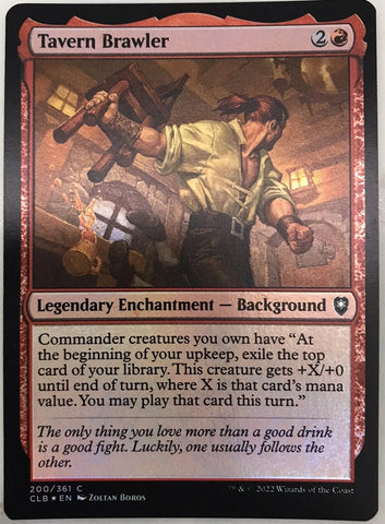 "Tavern Brawler" x4 - Magic The Gathering Card - CLB - 4-Card Playset