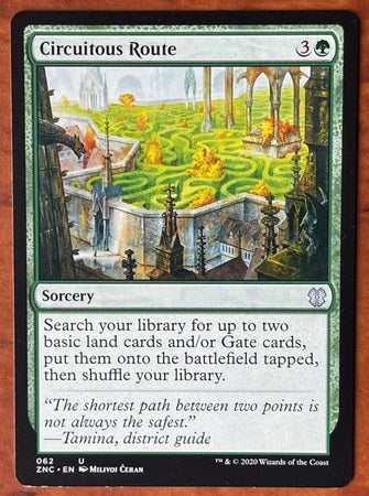 "Circuitous Route" - Magic The Gathering Card - ZNC