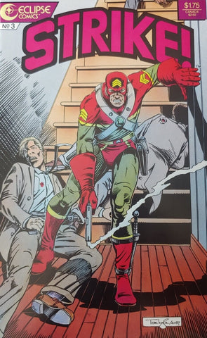 Strike #3 - Eclipse Comics - 1987