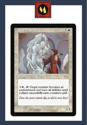 "Soul Sculptor" - Magic The Gathering Card - Urza's Saga