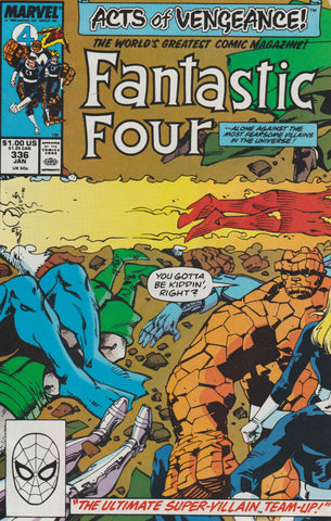Fantastic Four #336 - Marvel Comics - 1988