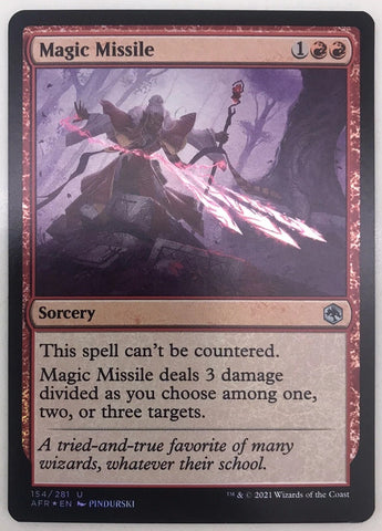 "Magic Missile" x4 - Magic The Gathering Card - AFR - 4-Card Playset
