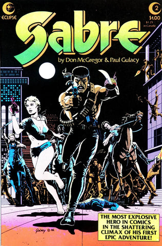 Sabre #2 - Eclipse Comics - 1982