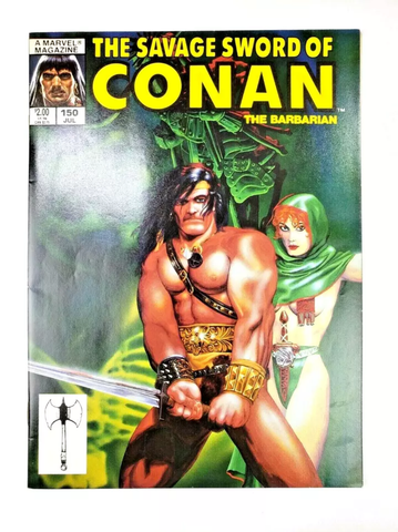 Savage Sword of Conan #150 - Marvel Magazines - 1988