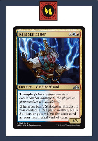 "Ral's Staticaster" - Magic The Gathering Card - GRN