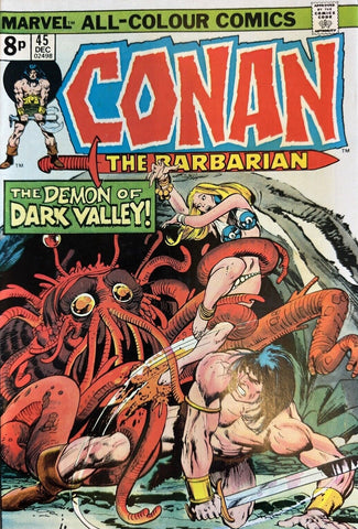 Conan the Barbarian #45 - Marvel Comics - 1974