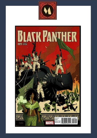 Black Panther #9 - Marvel Comics - 2017 - Rivera Variant
