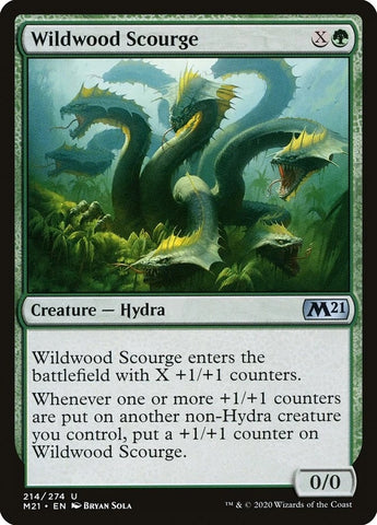 "Wildwood Scourge" - Magic The Gathering Card - M21
